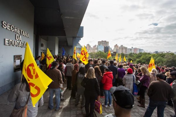 17/05/2016 PORTO ALEGRE/RS/BRASIL: Reunião com secretários do governo Sartori Foto: Caco Argemi/CPERS