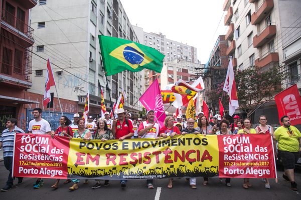 17/01/2017 - PORTO ALEGRE, RS - Marcha de abertura do Fórum Social das Resistências. Foto: Guilherme Santos/Sul21